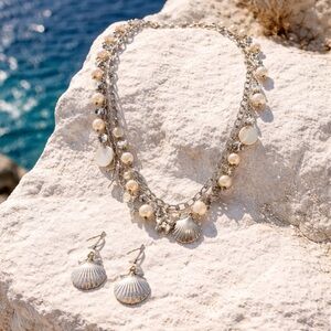Seashell Necklace Set